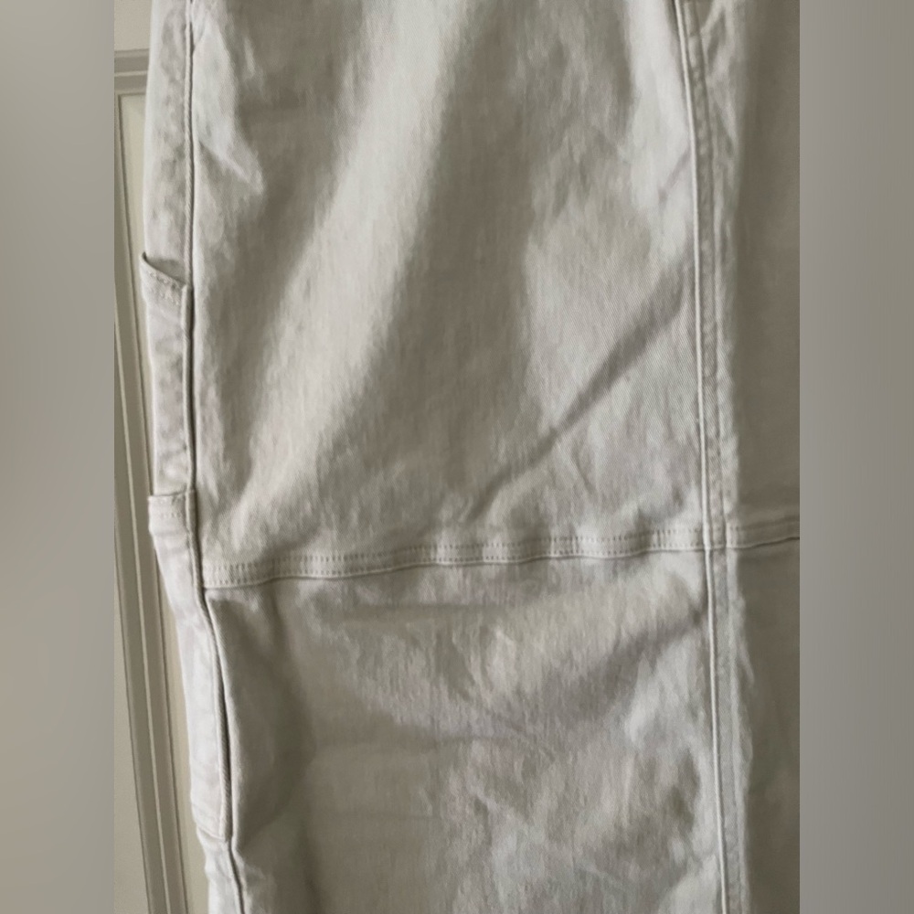 Wit & Wisdom 'Ab'Solution High Rise Utility Skirt-cream multiple pockets size 10 - Picture 5 of 8